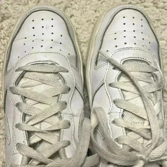 NIKE SIZE 6Y WHITE AIR FORCE 1 PREOWNED - Picture 16 of 16